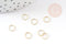 Anneau torsadé vermeil fermé 6mm, x5 (G2486)