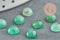 Cabochon rond aventurine verte naturelle 6mm, x1 (G0174)