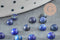 Cabochon rond bleu lapis lazulis naturel 4mm, x1 (G2655)