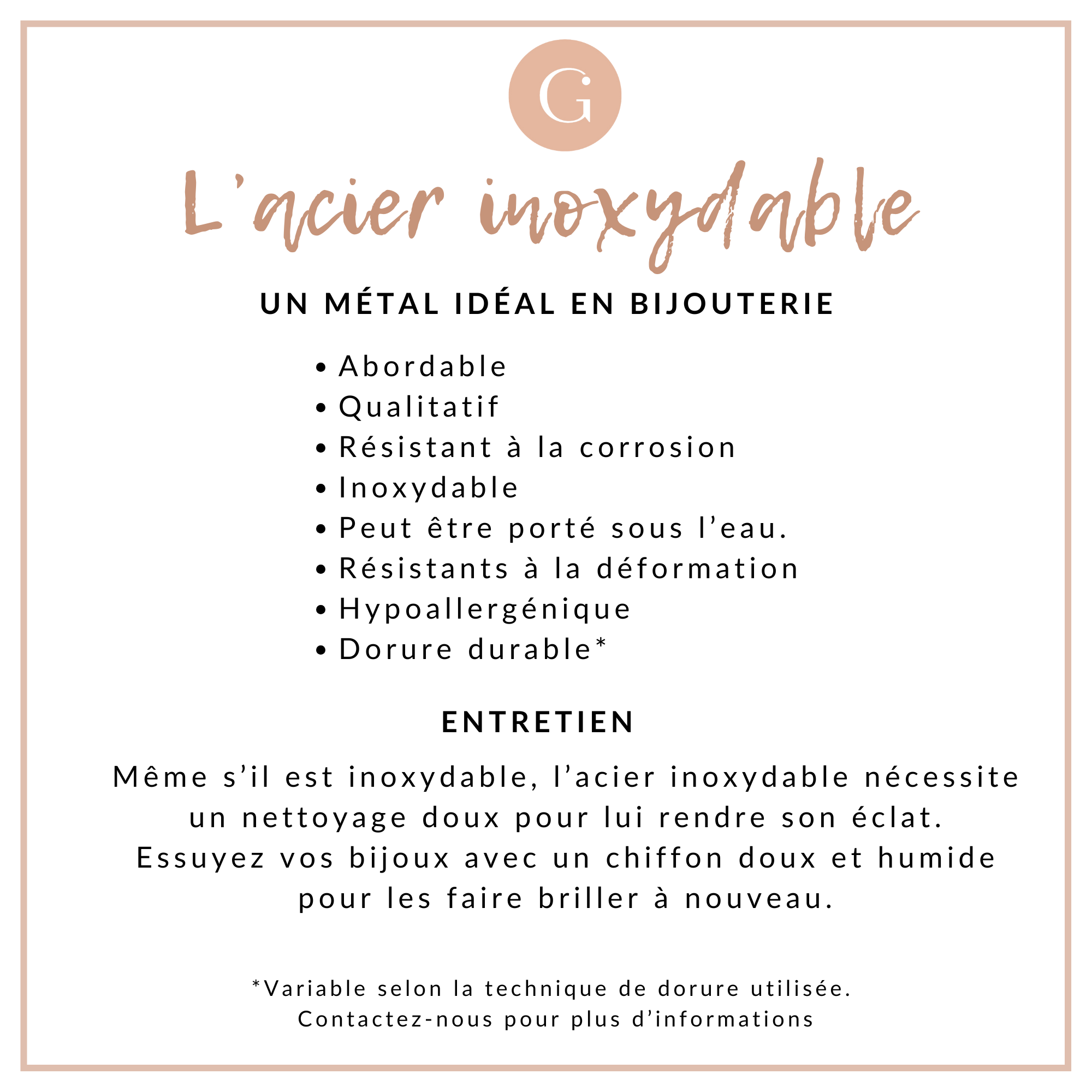 Collier Chaîne fine avec fermoir acier doré inoxydable émail rose 45cm, création bijoux fantaisie sans nickel, x1 (G7130)