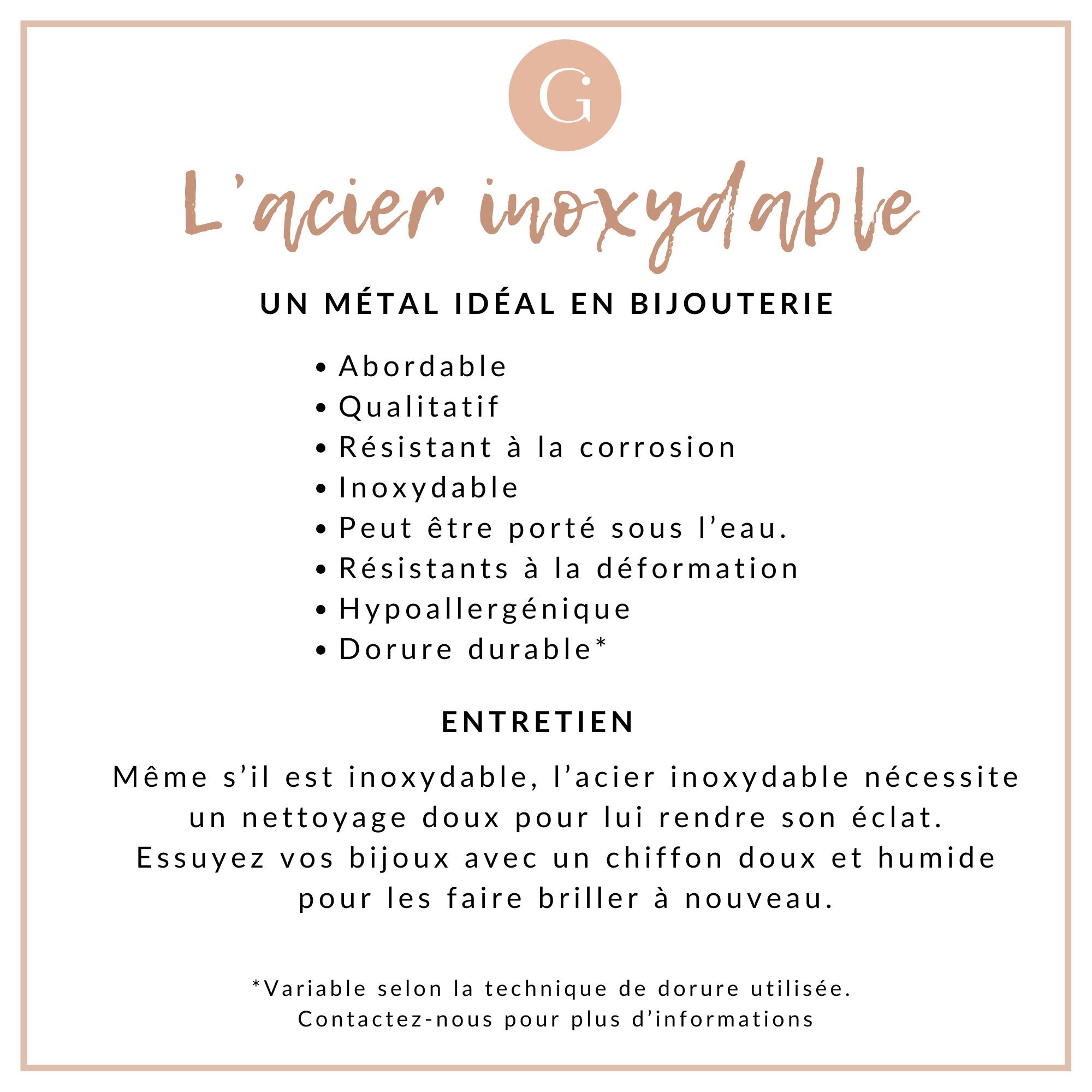Collier Chaine acier doré inoxydable 304 18k fantaisie résine blanche 2mm-40cm, x1 (G3267)