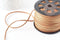 Cordon suédé marron imitation cuir 4mm, x1 mètre (G0090)