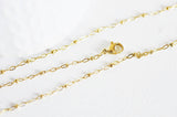 EP Chaine complète acier dorée 14k satellite,extension,chaine collier,sans nickel,chaine complète,2mm,46.2cm, x1 G1920