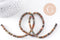 Pierre naturelle picasso, perles de jaspe picasso, perles heishi, 4mm, fil de 40cm, x1 (G1040)