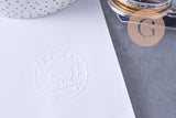 Pince à gaufrer papier pour personnalisation mariage et emballage, x1 (G10562)