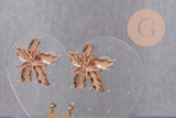 Présentoir à bijoux boucles d'oreilles plexiglas coeur personnalisable 15cm, x1 G10105