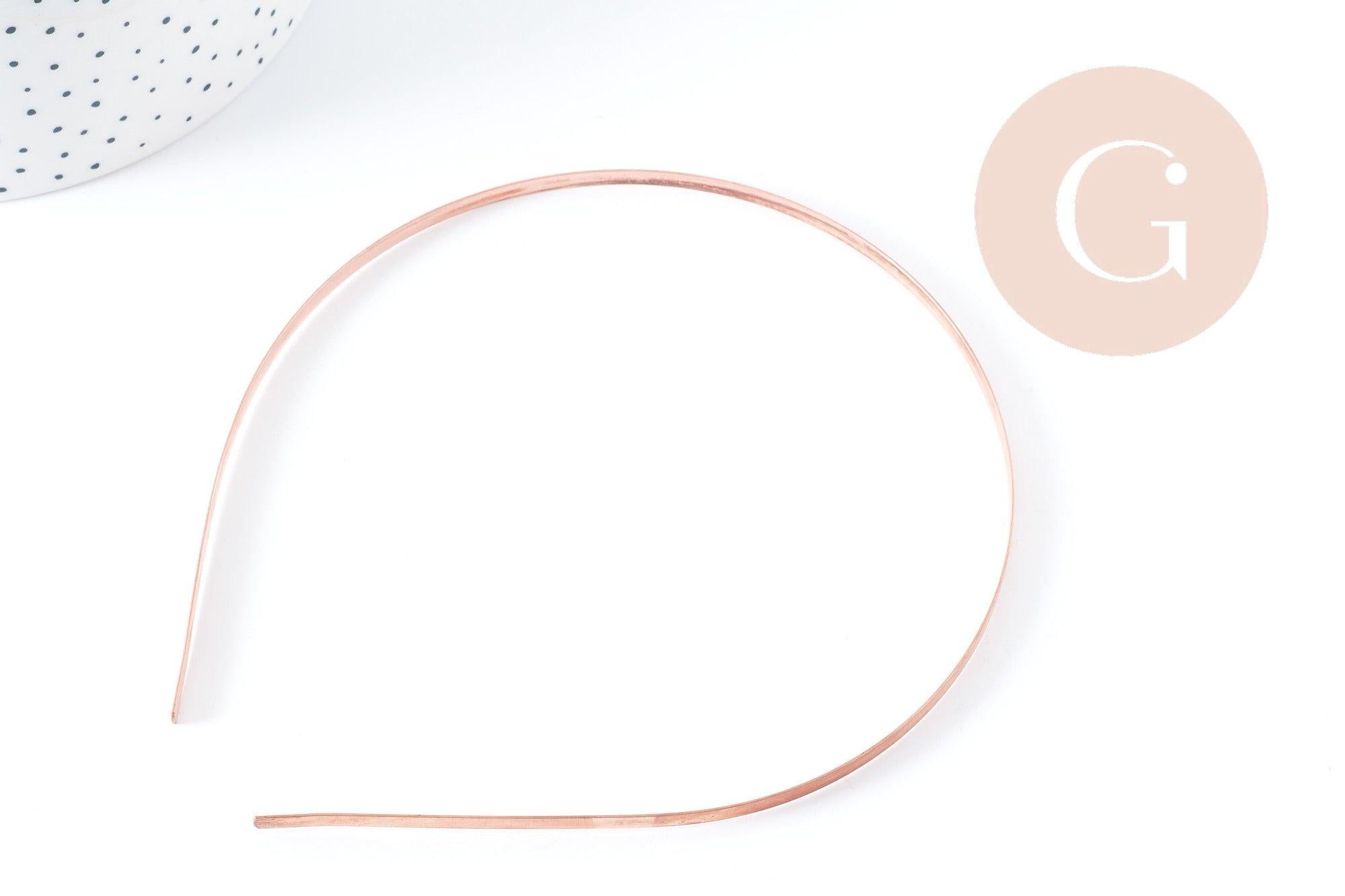 Serre-tête cheveux cuivre 120mm x1 (G9226)