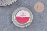 fil de cuivre doré 0.3mm, x1 bobine de 10 mètres (G0057)