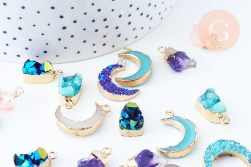 Plastic and resin pendants