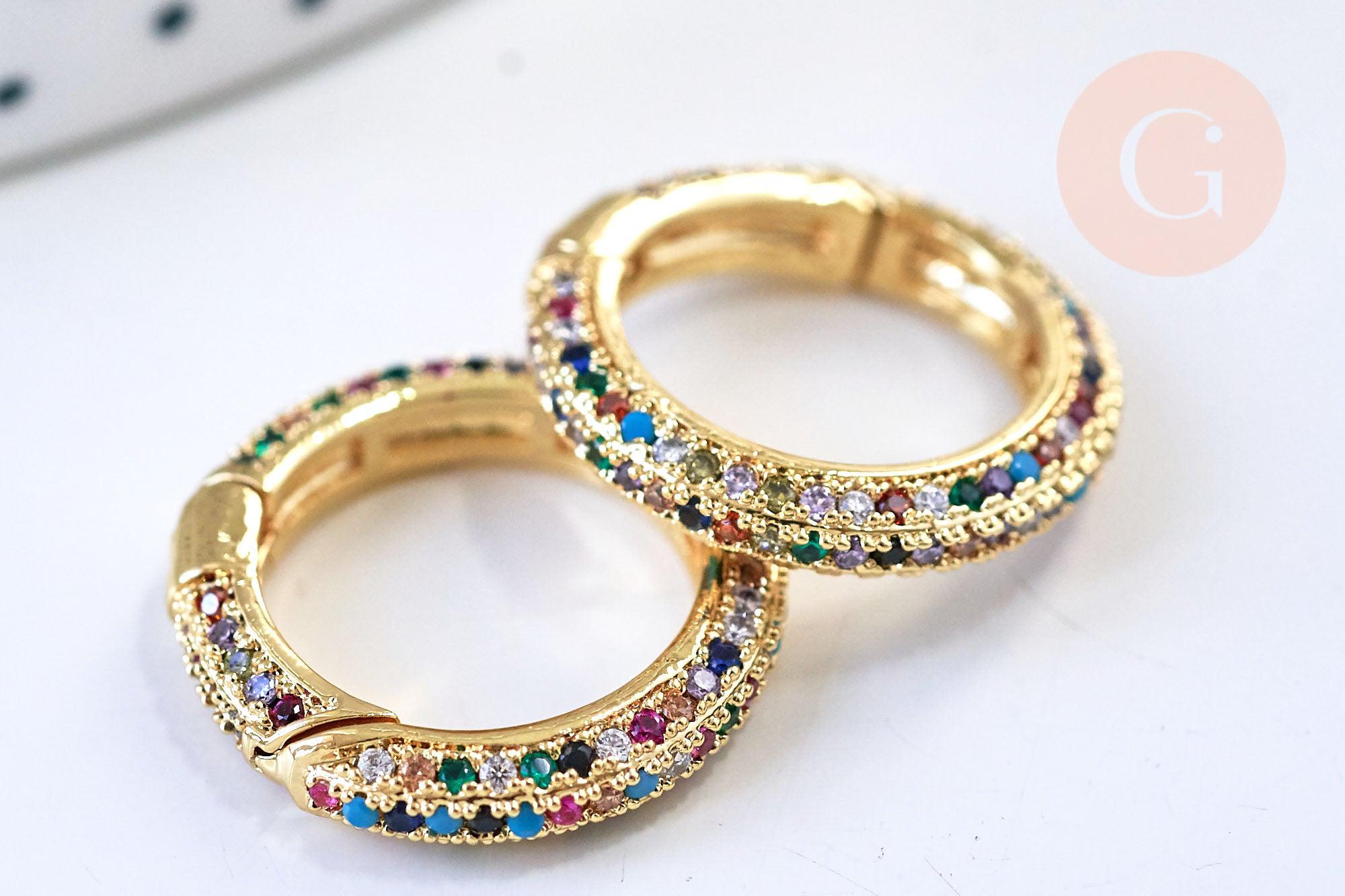Fermoirs métal doré pour bijoux DIY