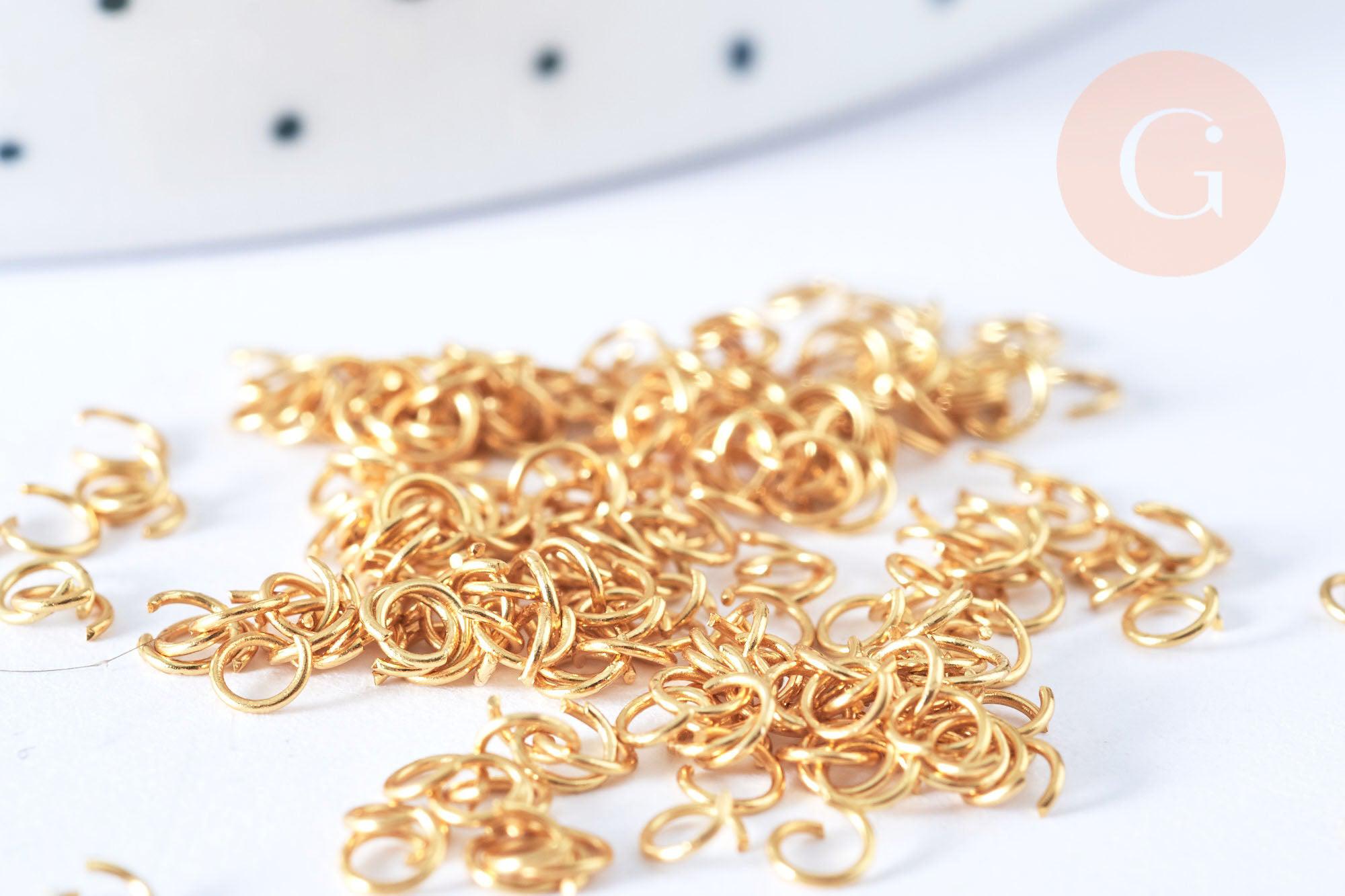 Anneaux en acier inoxydable pour bijoux DIY – Anneaux ouverts, fermés et soudés