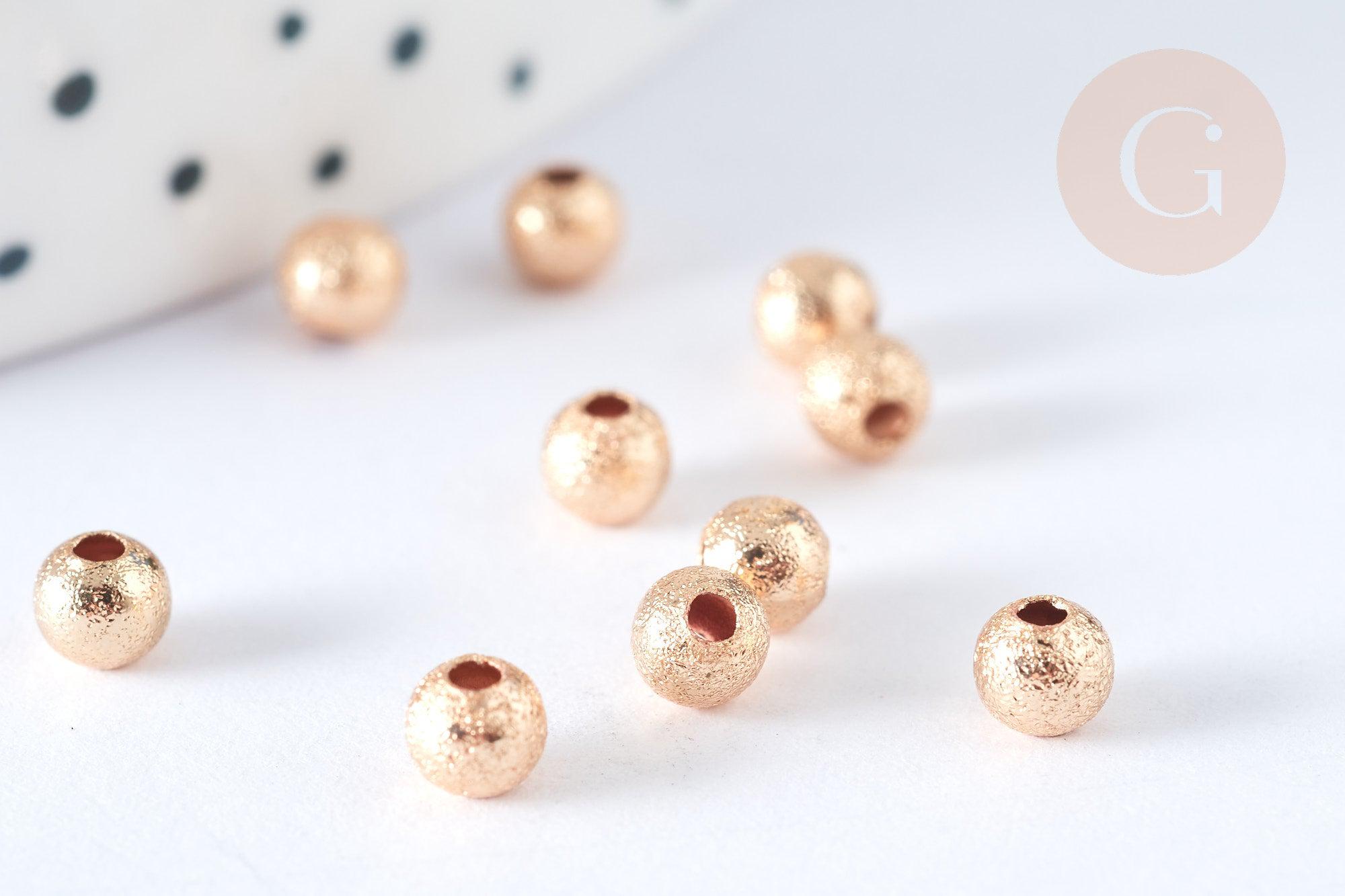 Perles intercalaires pour bijoux DIY : acier, métal, dorées et argentées