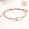 Bracelet Personnalisé en cordon satin acier inoxydable 304, x1 (ADN3) (G11098)