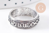 Bague homme argenté 20mm, x1 (G0938)