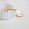 EP Bracelet jonc réglable laiton brut 64mm, x1 (G1640)