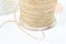 EP-Cordon doré rigide polyester 2mm, x 1Mètre (G6854)