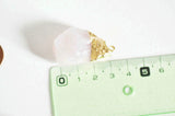 EP-Pendentif quartz rose naturel pierre brute, x1 (G0773)