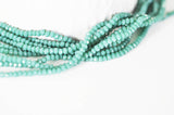 EP Perles toupies vert émeraude, perles bijoux, perle cristal vert, Perle verre facette, création bijoux, fil de 180, 3mm-G623