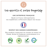 Pompon bleu coton bleu 25-31mm, x5 (G2770)