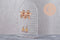 Présentoir boucles d'oreilles plexiglas arche personnalisable 110 emplacements 17.8cm, x1 G10103